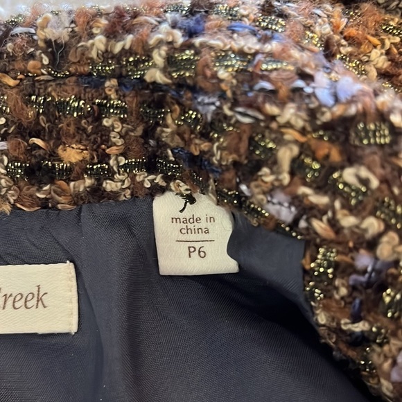 Coldwater Creek wool blend tweed jacket. Size 6P. - Picture 11 of 11